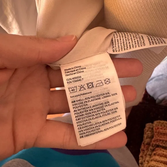 H&M Light Beige Long Trench Coat - Picture 3 of 4